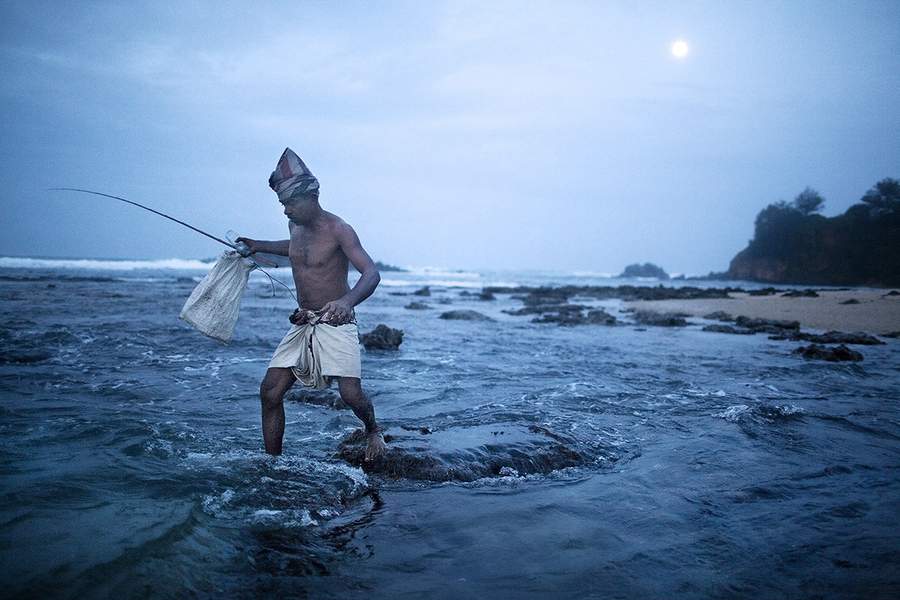 濒临失传的斯里兰卡高跷捕鱼