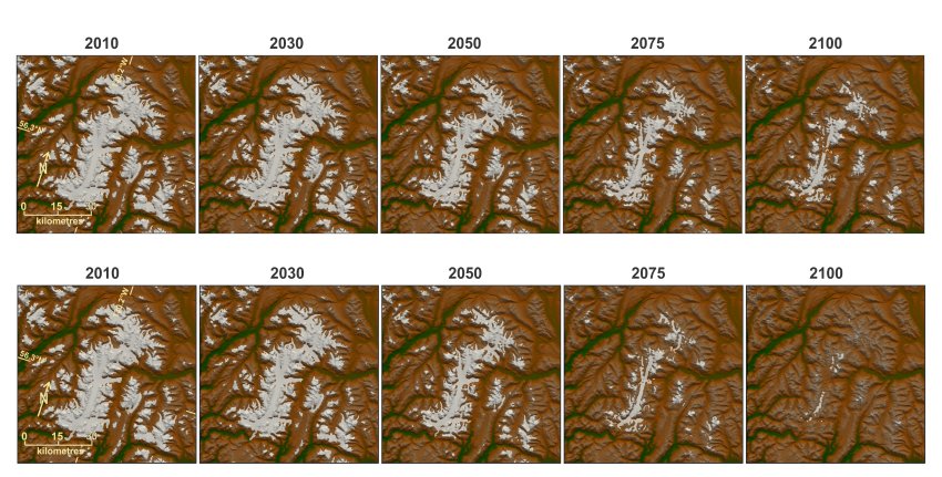加拿大西部冰川可能将在本世纪末全部消失