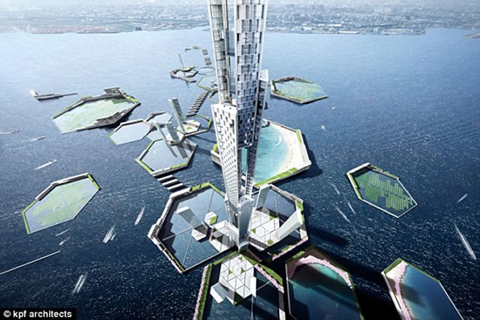 市内最高的Sky Mile Tower，将会是一座环保大厦。
