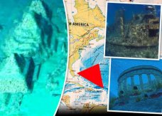 北大西洋百慕大三角海底埋亚特兰蒂斯古城？