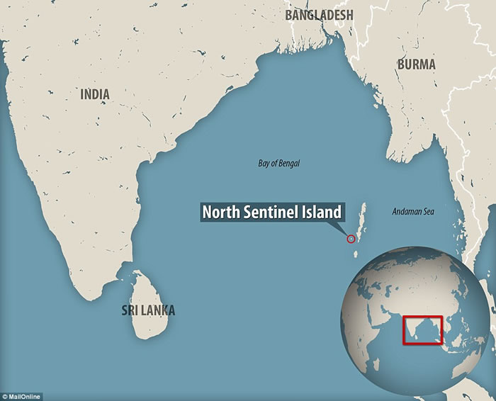 珍贵片段流出：印度洋北森蒂维尔岛原始部落“见人就杀”的森蒂纳尔人