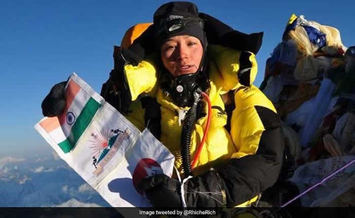 印度女登山家37岁詹森帕（Anshu Jamsenpa）创下纪录单季连续2次攻顶珠穆朗玛峰