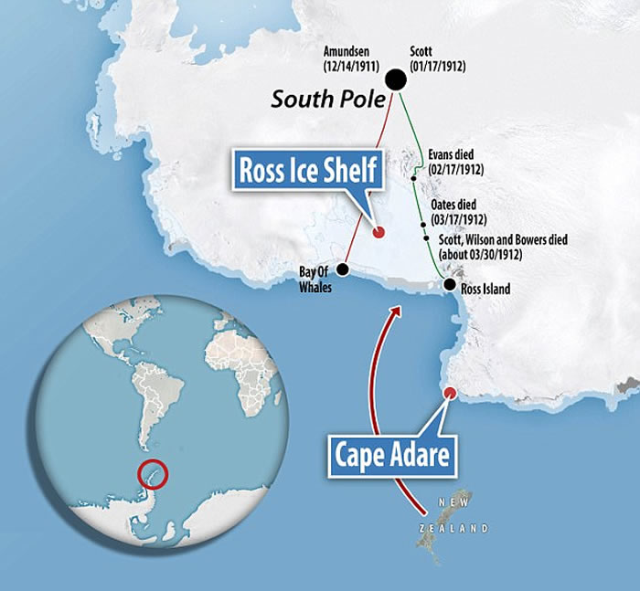 南极发现100多年前的蛋糕 可能属于探险家Robert Falcon Scott团队