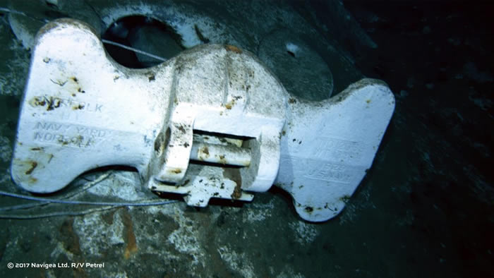 沉没72年的美国海军二战巡洋舰印第安纳波利斯号更多残骸照曝光