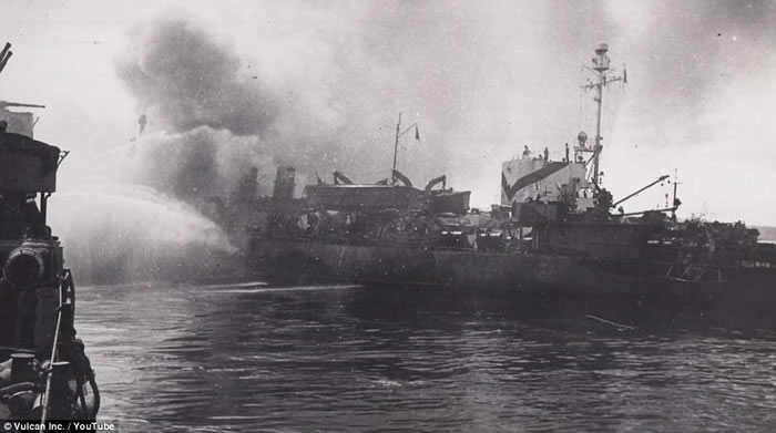为美国打响二次世界大战第一枪 菲律宾海底发现太平洋战争中沉没的华德号驱逐舰残骸
