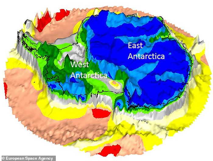 国际科学家团队制作出南极洲冰下部分的准确3D地图