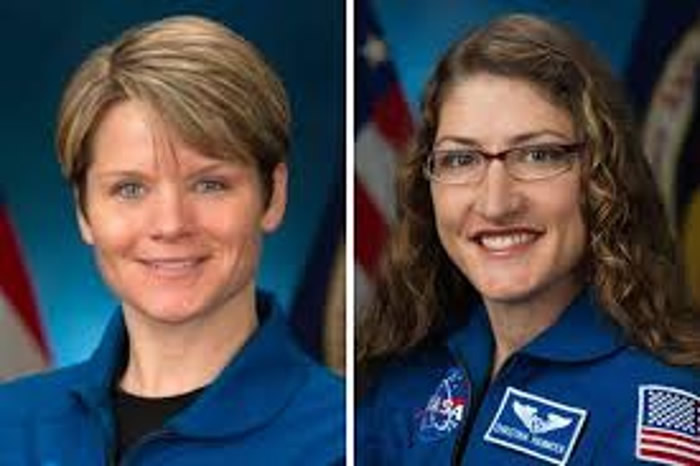 女宇航员麦凯恩（左图）和科赫（右图），将创下全女班太空漫步创举。
