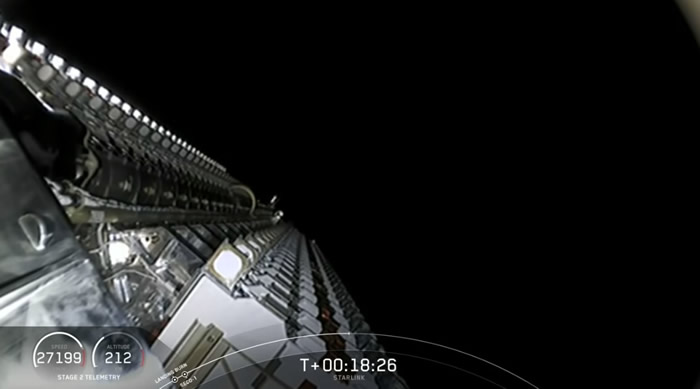 “星链”太空网络计划！美国太空探索科技公司SpaceX发射猎鹰9号火箭将60颗卫星送上太空