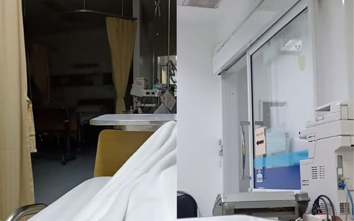 灵异影片曝光！泰国女子误住猛鬼病房晚上听到诡异下床声 玻璃门自己打开