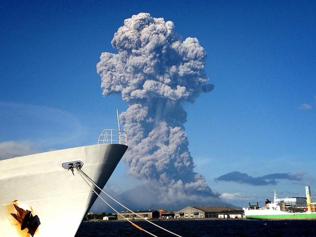樱岛火山2013年曾发生大喷发
