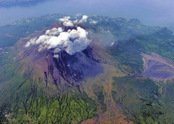 樱岛火山近日发生多次爆发