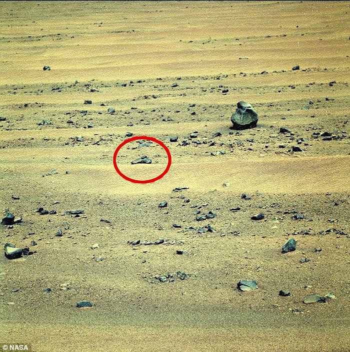 外星人猎人称在火星照片中发现一把“手枪”