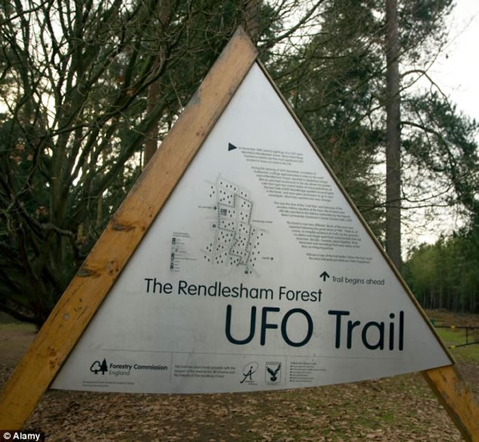 自上世纪80年代出现“UFO目击事件”，蓝道申森林成为UFO爱好者的旅游胜地。
