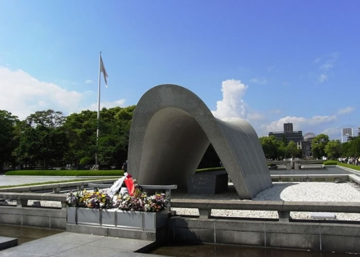 广岛和平纪念公园于二战后建成。