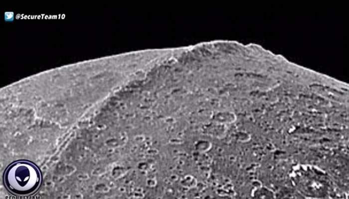 土星卫星土卫八“山脊纹”似人为 YouTube频道“Secure Team 10”主持人称外星人建造