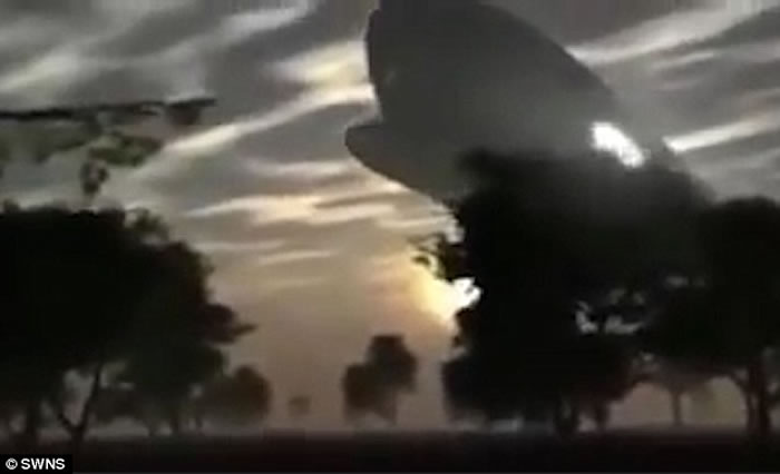 马来西亚惊现巨大UFO 原来只是恶作剧？