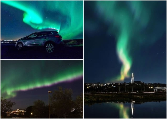 冰岛政府将街灯关掉，以便市民观赏极光。