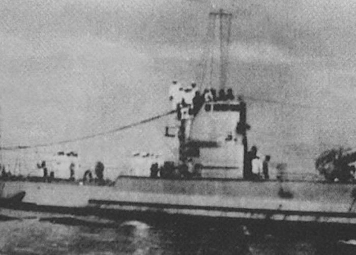 “伊号124”在达尔文海域沉没。
