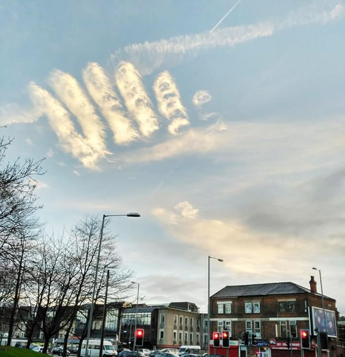 英国曼彻斯特天文学会拍摄到天空惊现壮丽“神之手”