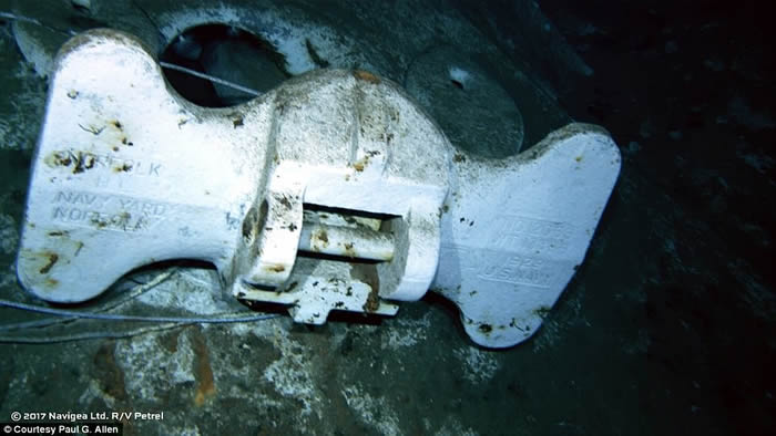 微软始创人保罗艾伦搜索团队寻获二战时遭日本潜艇击沉的美国巡洋舰印第安纳波利斯号