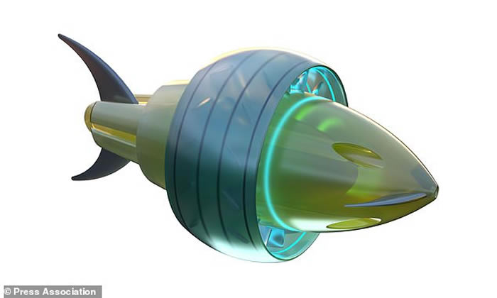 英国海军发展未来概念潜艇 “鹦鹉螺100号”可以透过船员的念力操控航行