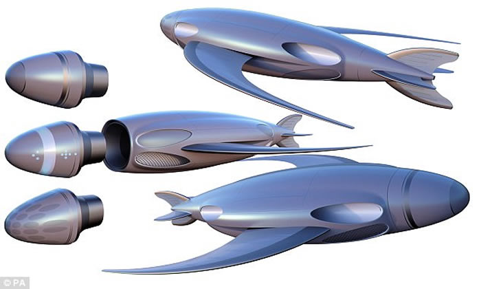 英国海军发展未来概念潜艇 “鹦鹉螺100号”可以透过船员的念力操控航行