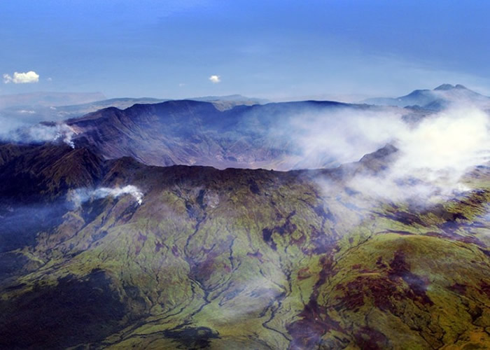 人类历史上VEI最高的一次火山爆发，在印尼坦博拉火山发生。