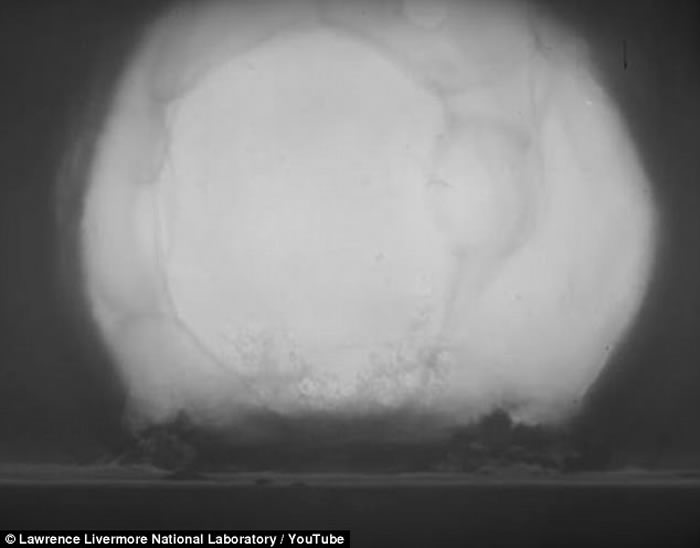 美国劳伦斯利弗莫尔国家实验室再解密62段核试影片