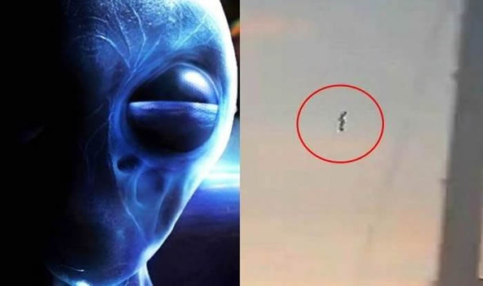 墨西哥巴哈加利福尼亚省上空出现人形不明飞行物体（UFO）？