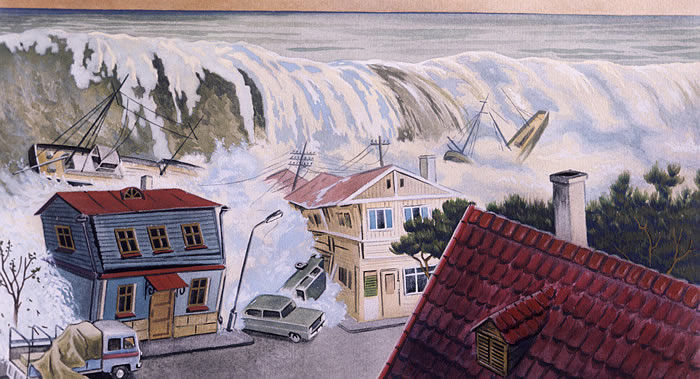 过去66年俄罗斯远东海岸共发生40多起强烈海啸 海浪高度超过15米