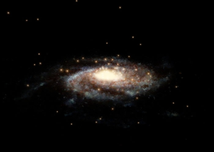 研究透过分析暗物质，更精确计算出银河系的质量。