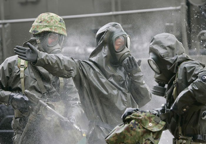 日本自卫队反生化武器部队。