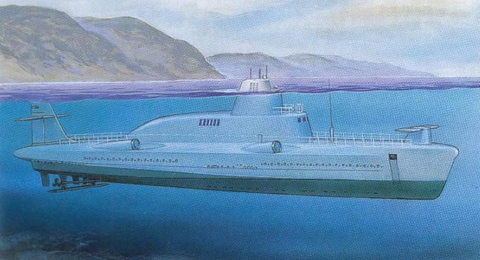 前苏联未能实现的宏伟战舰计划：排水量超过6.5万吨的战列舰和“海豚”号导弹潜水艇