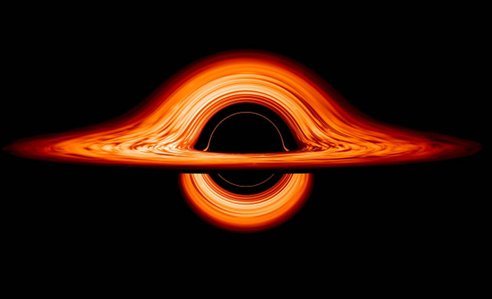 NASA发布新影片模拟呈现高清黑洞