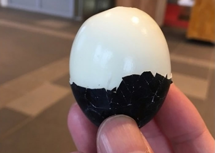 大涌谷名物黑鸡蛋已重新发售。