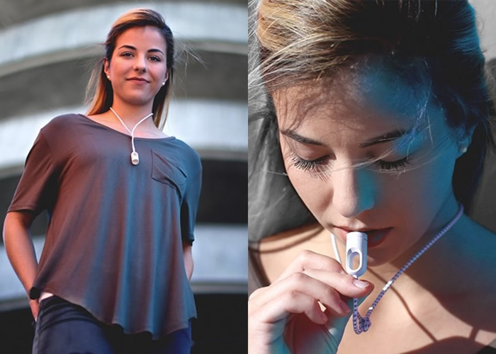 美国设计师推出可作项链佩戴的空气净化器“Breathe”