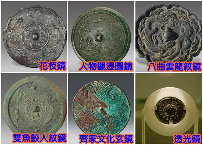 各朝代铜镜铭文均有不同特色。