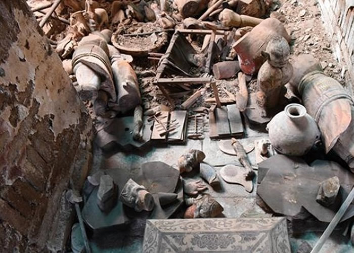 甘肃省武威市天祝藏族自治县境内发现武周时期吐谷浑王族成员慕容智的古墓