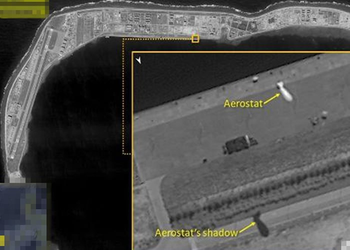 以色列商用卫星公司ImageSat International称卫星图片显示中国在南沙群岛美济礁上空部署不明物体