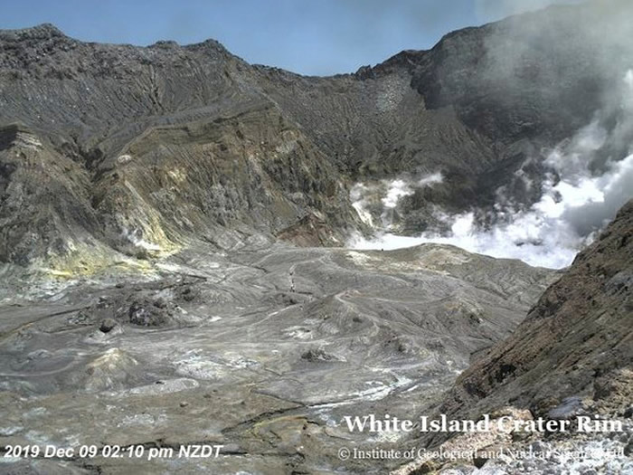 新西兰怀特岛火山爆发 5人确认罹难20多人失联