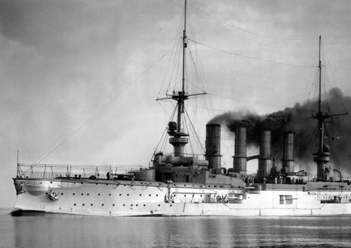 福克兰群岛海底发现一战时遭英国击沉的德国巡洋舰沙恩霍斯特号（SMS Scharnhorst）残骸