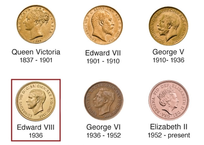 传世仅得6枚 英国前国王爱德华八世硬币100万镑售出