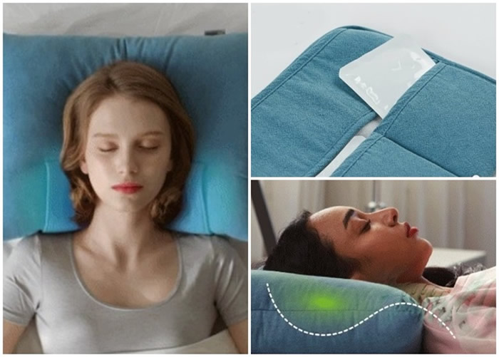 美国公司推出一款内置吸湿和清凉功能的枕头“Dullo Plus”