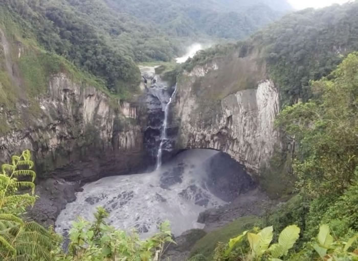 厄瓜多尔著名的圣拉斐尔瀑布已处在消失的边缘