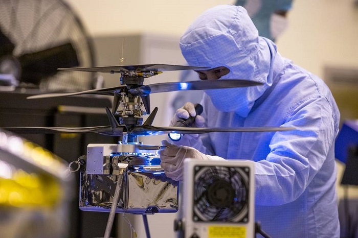 美国宇航局完成针对“火星直升机”项目的重要测试 明年随毅力号火星车一同发射升空