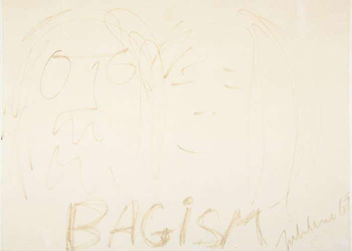 约翰连侬与妻子的合绘画作。