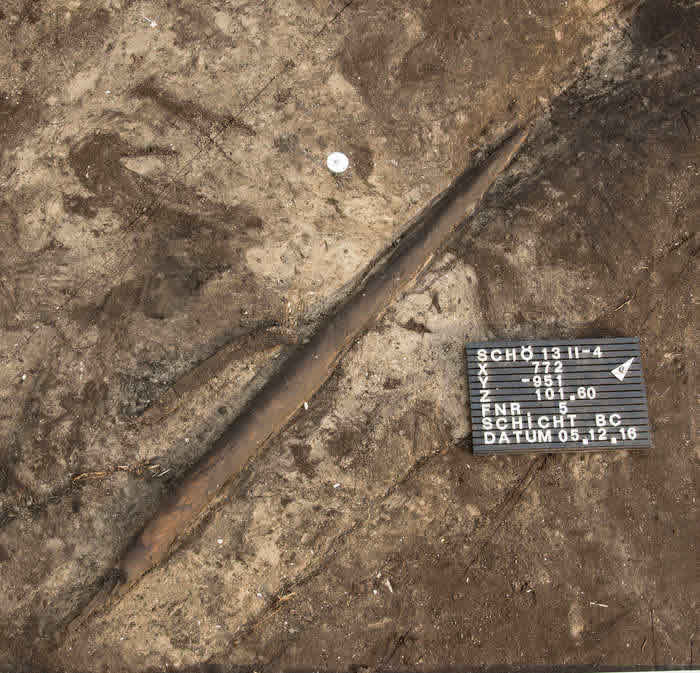 考古团队也在附近发现早期猎人狩猎的工具，以及遗骨上有磨擦的痕迹