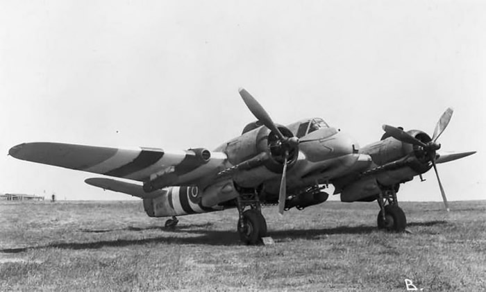 皇家空军证实残骸二战时服役的蒲福TF.X战斗机。图为同款战机。