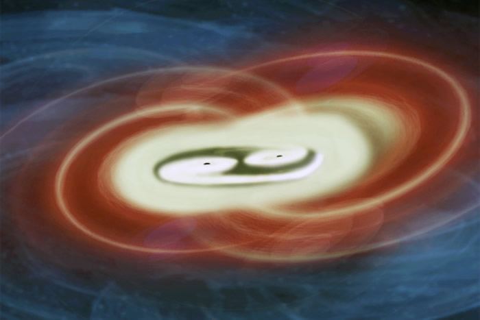 研究指星系中心可能有两个超大质量黑洞
