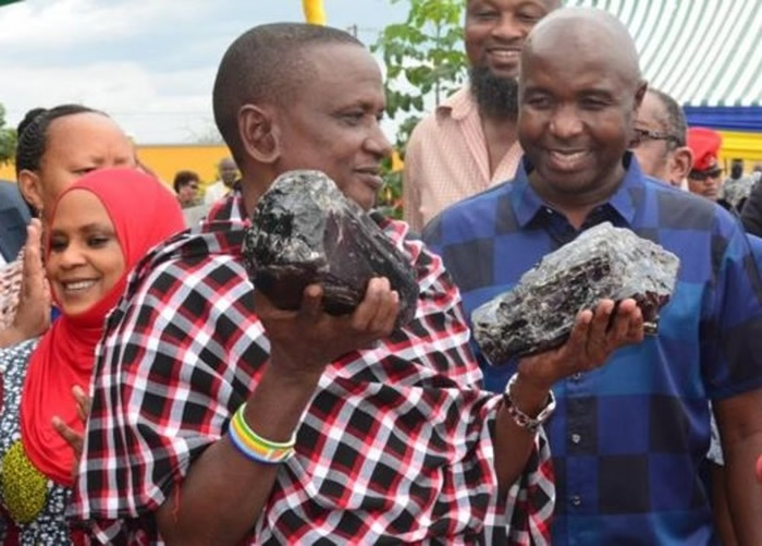 坦桑尼亚幸运矿工挖到2块全国史上最大的坦桑石 一夜暴富赚得340万美元